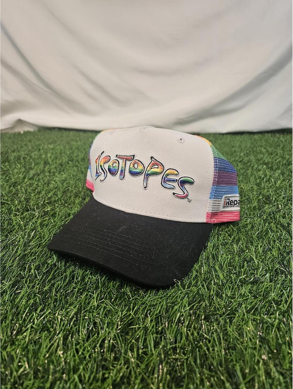 Albuquerque Isotopes Rainbow Mesh Snapback Hat